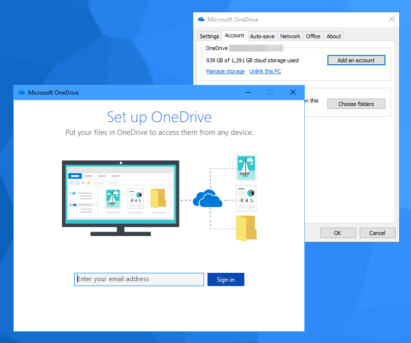 Use OneDrive with your Microsoft Account and Office 365 in Windows 10 –  