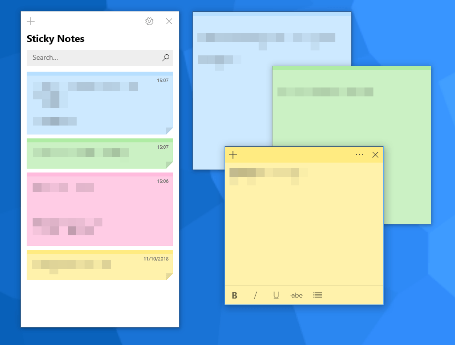 How to get sticky deals notes on desktop