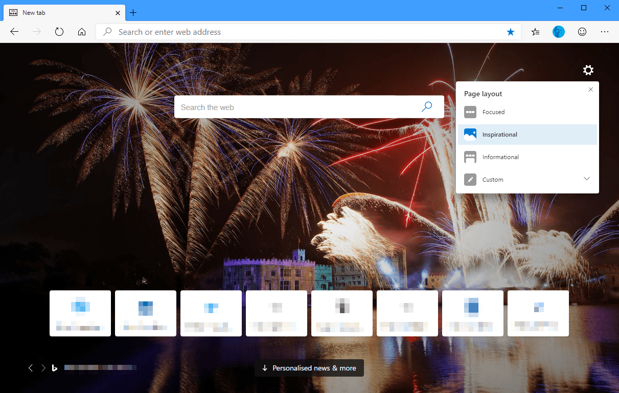 Change How the Microsoft Edge Home Page Looks in Windows 10 – windows.do