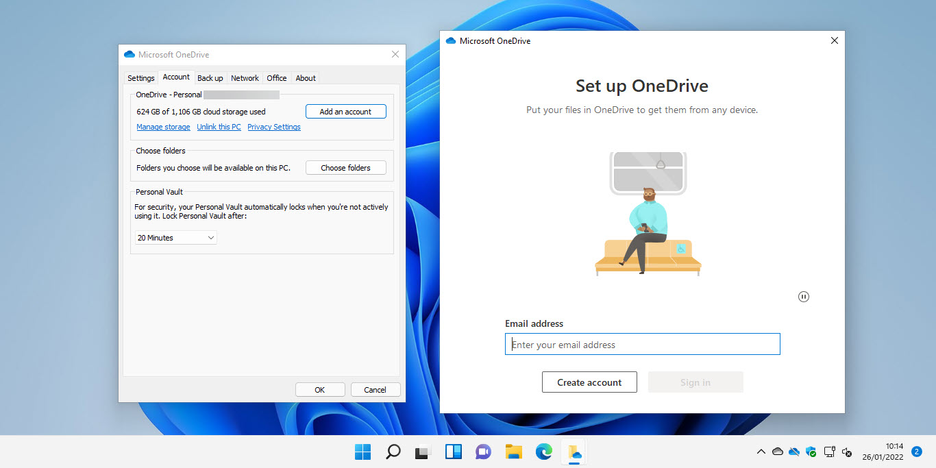 Set up Personal and Business OneDrive Accounts in Windows 11 – windows.do