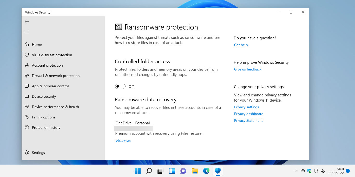 Set up and Manage Ransomware Protection in Windows 11 – windows.do