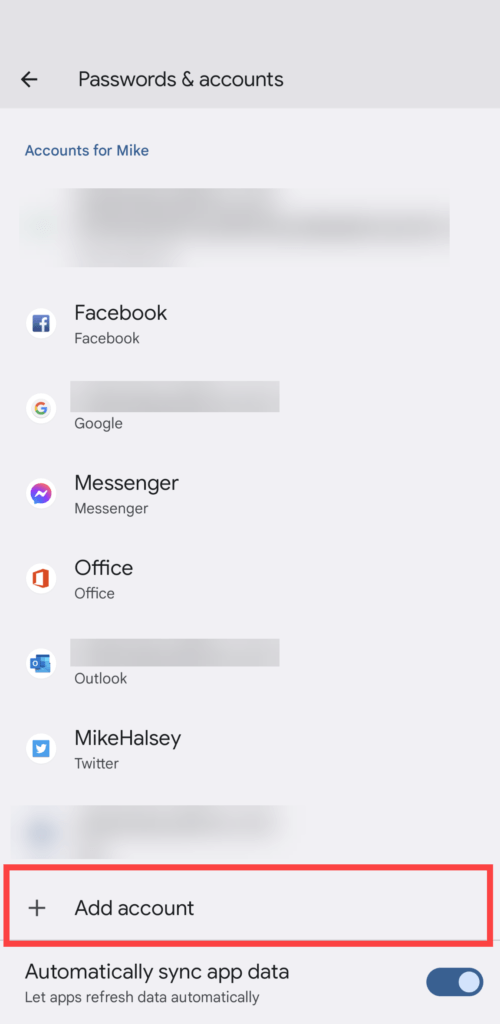 Android & Facebook connect