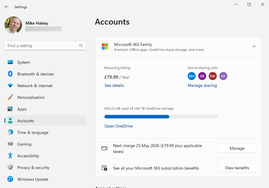 Manage Your Microsoft Account in Windows 11 – 